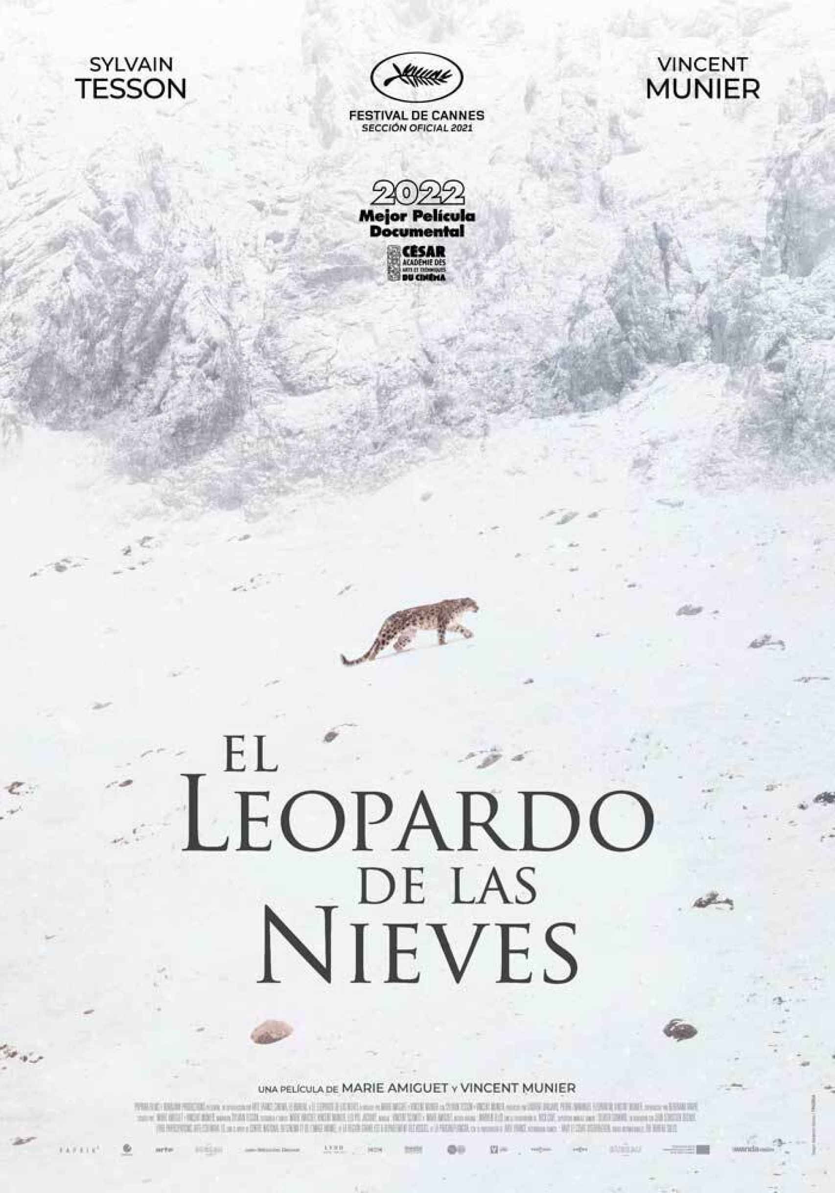 Cartel promocional de 'El leopardo de las nieves'