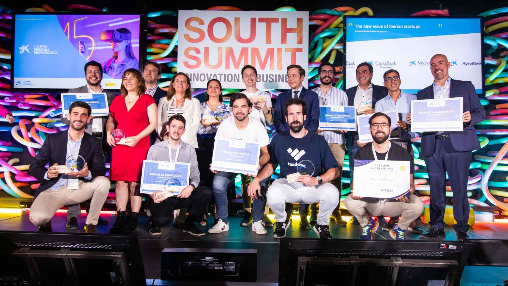 En el marco del South Summit 2022 se han entregado los Premios EmprendeXXI.