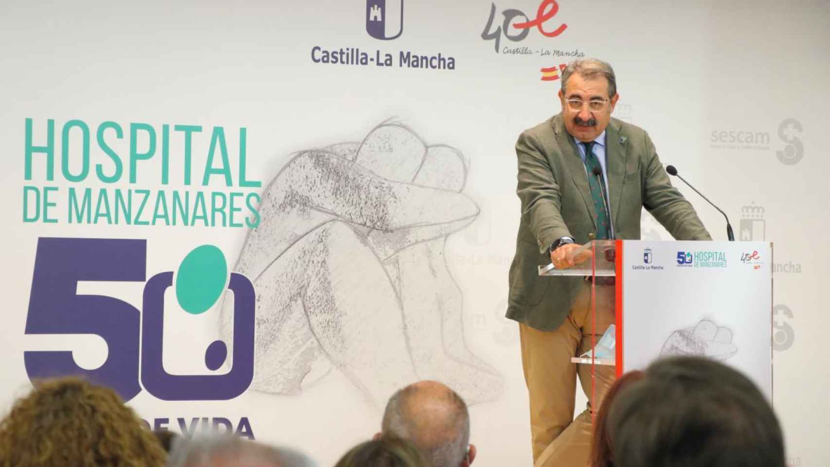 Jesús Fernández Sanz, consejero de Sanidad de Castilla-La Mancha. Foto: JCCM.