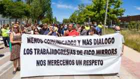 Concha Ortega ICAL. Trabajadores de Fico Mirrors en Soria