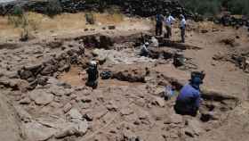 Excavaciones en el yacimiento de Tell Qarassa . Foto: Jonathan Santana