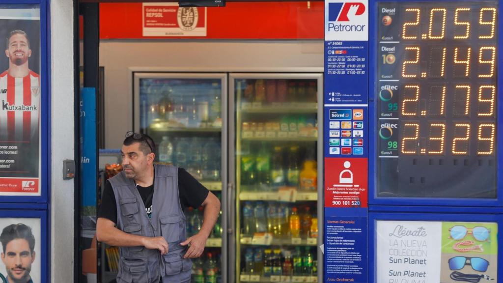 Una gasolinera de Petronor.