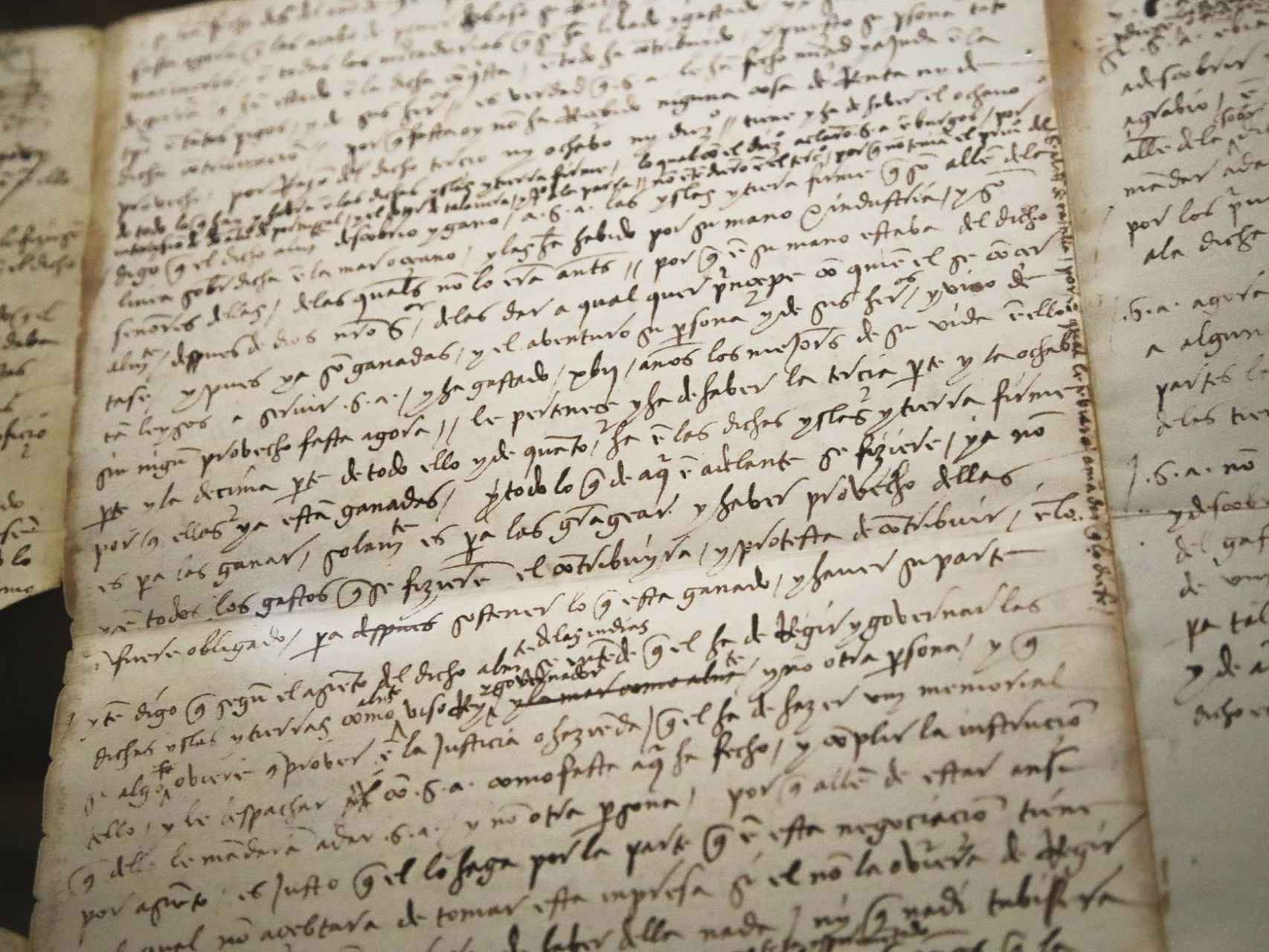 Una de las cartas de Cristóbal Colón a los Reyes Católicos en poder de la Casa de Alba.