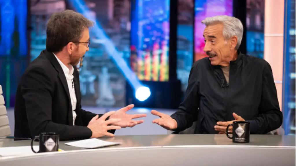 Imanol Arias, hablando con Pablo Motos en 'El Hormiguero' el pasado mes de octubre.