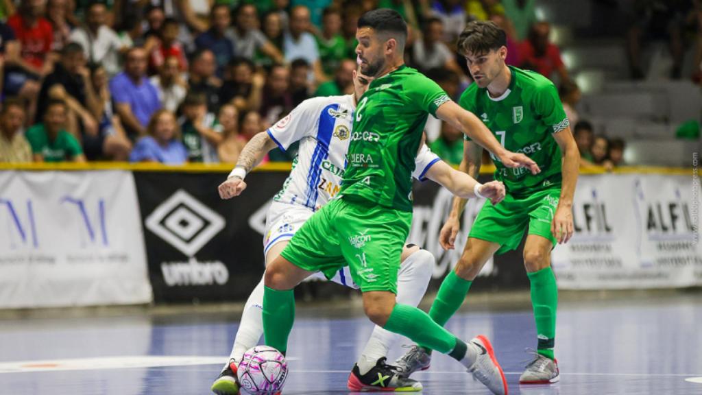 David Ruiz, 'Burrito, durante el BeSoccer CD UMA Antequera - Benavente - FINAL PLAY-OFF