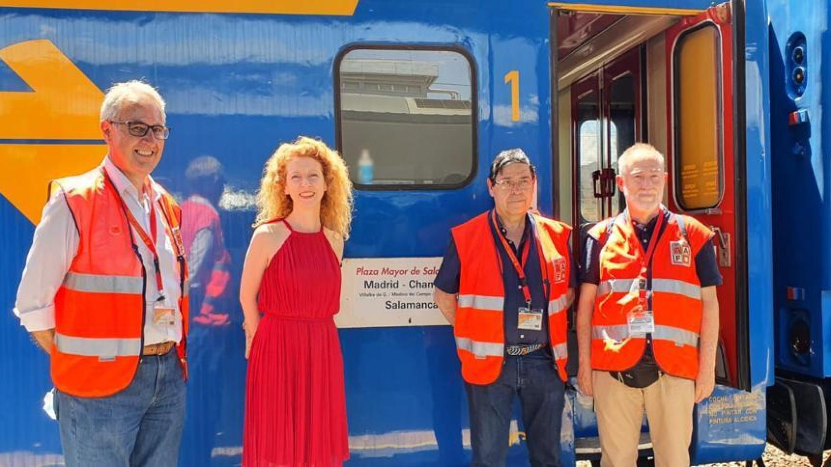 Visita del tren turístico de Madrid