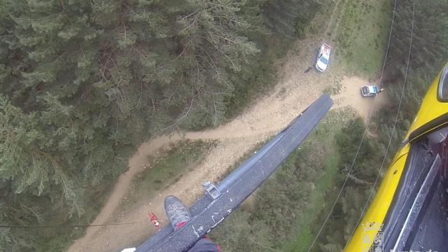 Rescate de Protección Civil en el bike park de La Pinilla, en Segovia