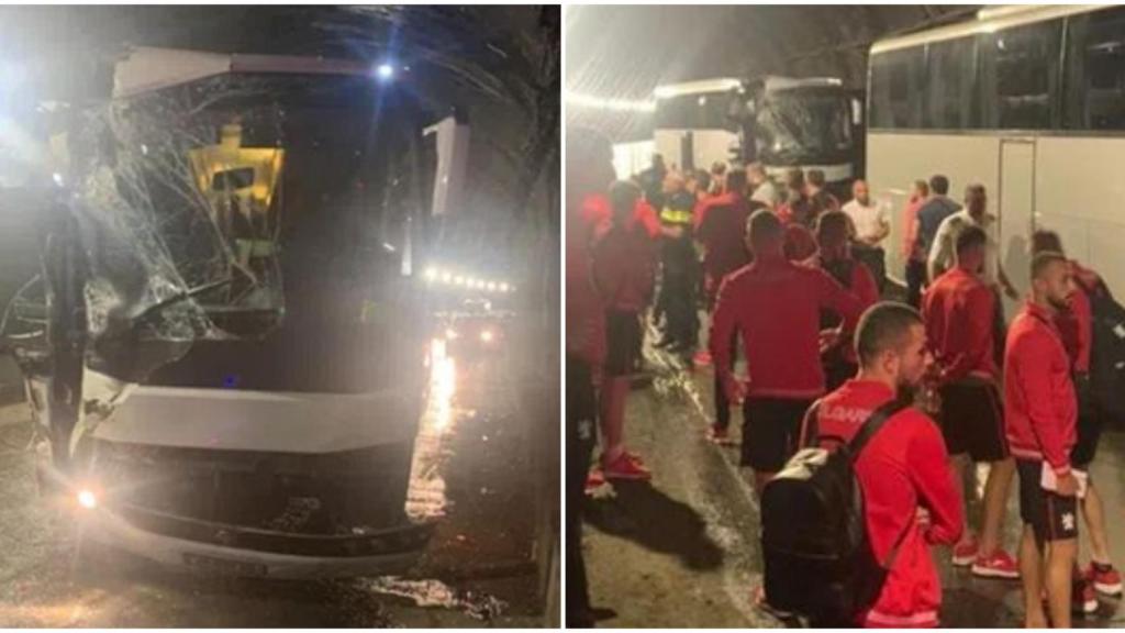 La selección de Bulgaria sufre un grave accidente con su autobús: un jugador operado de urgencia