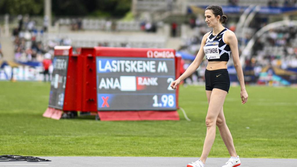 Maria Lasitskene, durante la IAAF Wanda Diamond League