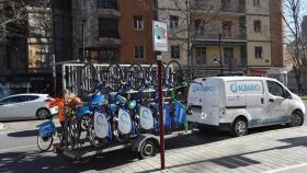 Servicio de préstamos de bicicleta en Albacete. Foto: Ayuntamiento de Albacete.