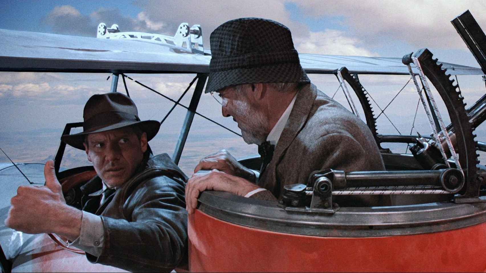 Harrison Ford y Sean Connery en 'Indiana Jones y la última cruzada'.