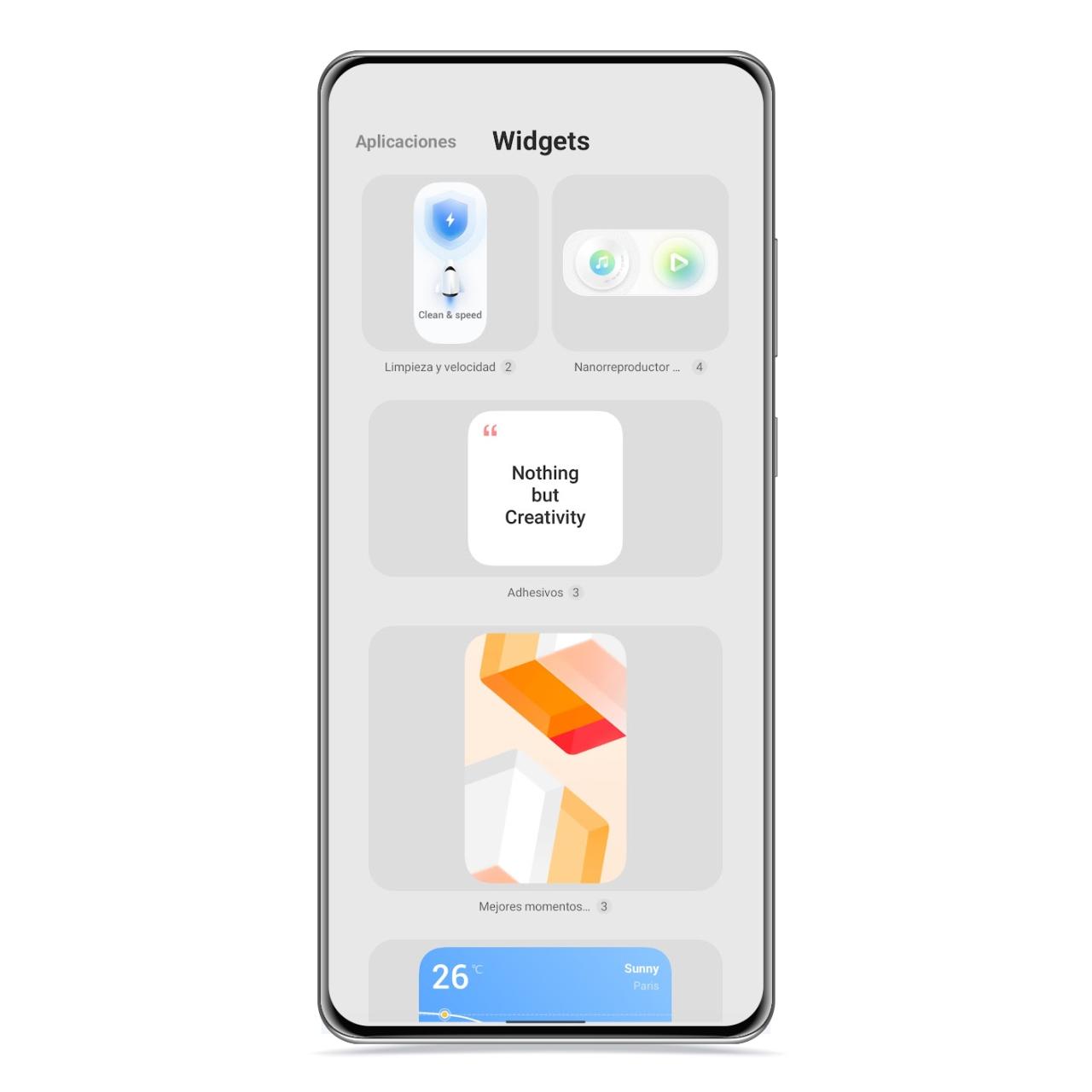 Widgets Vivo