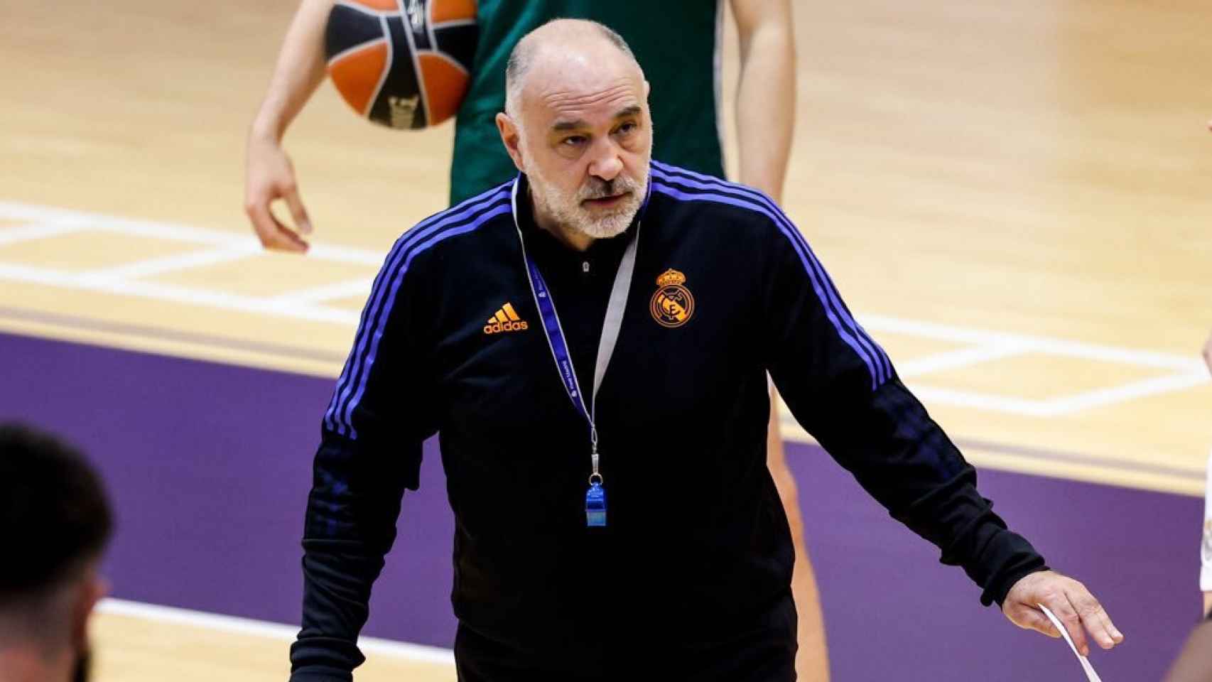 Pablo Laso, entrenando al Real Madrid de baloncesto