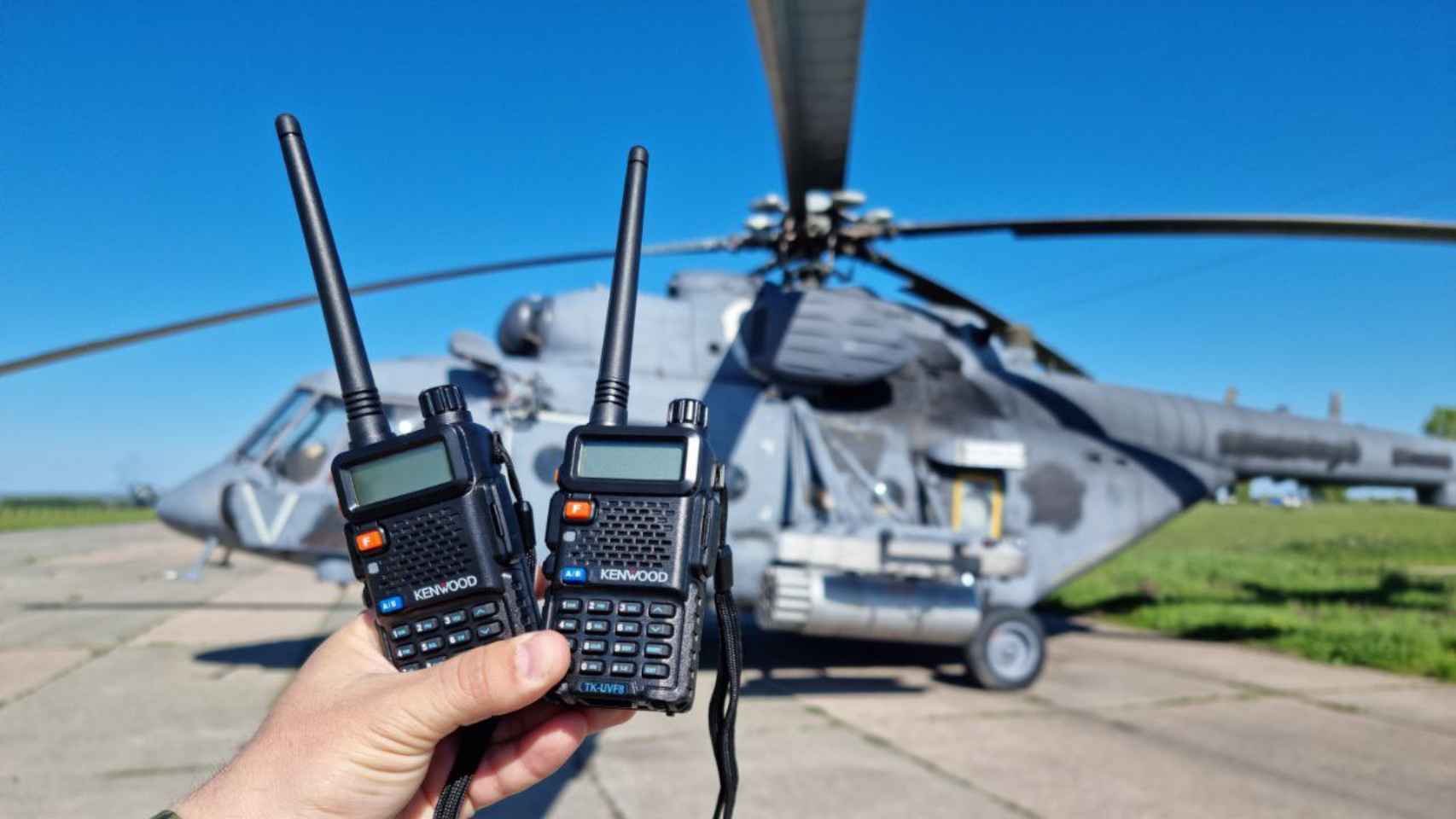 Radios donadas a las fuerzas aéreas rusas
