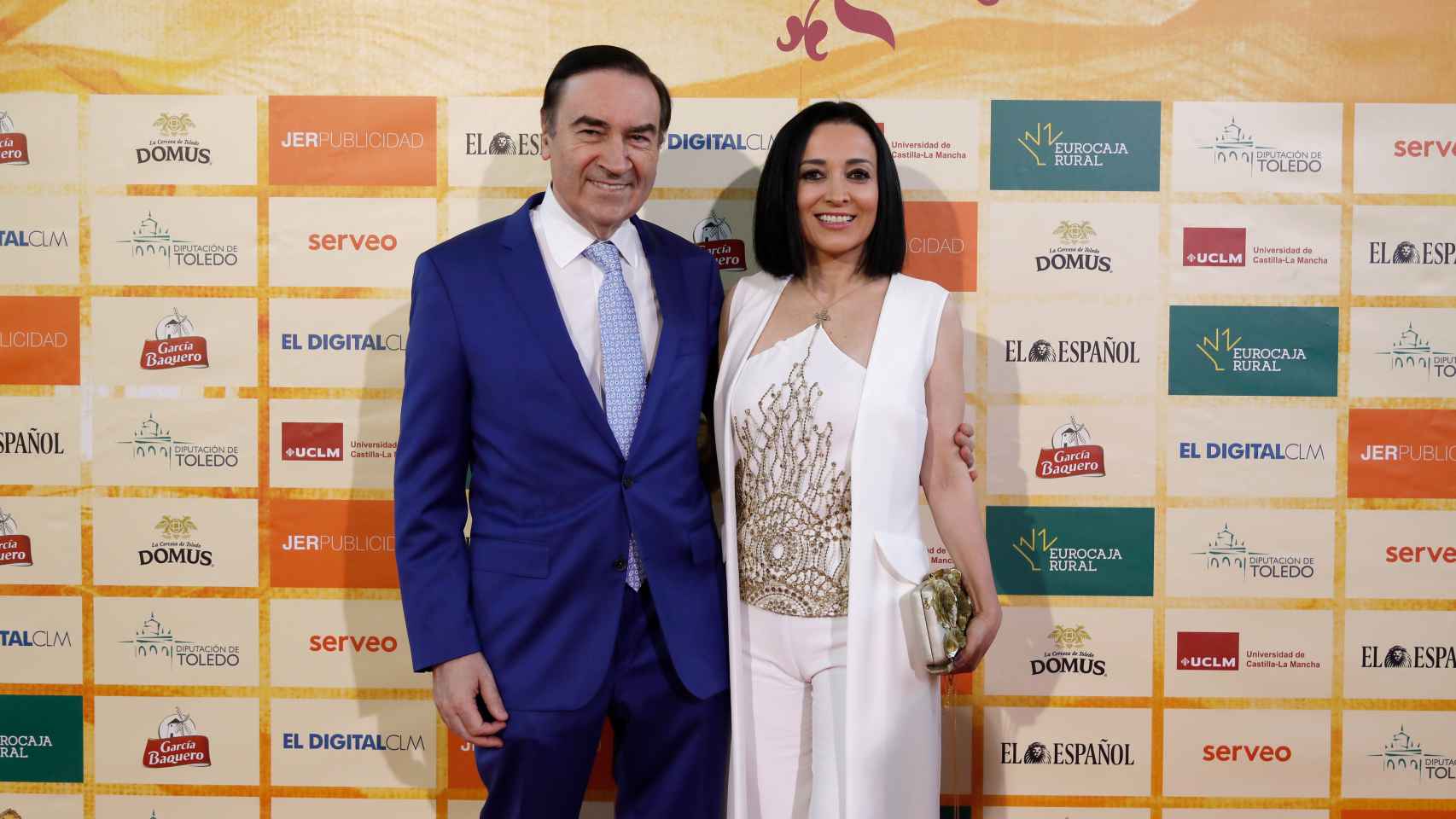 Cruz Sánchez de Lara junto a su marido, Pedro J. Ramírez.