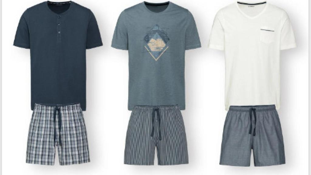 Pijamas de verano para hombre.