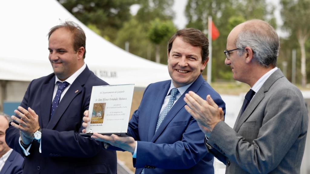 El presidente de la Junta, Alfonso Fernández Mañueco, inaugura la XX Edición de la Feria de la Industria Cárnica Guijuelo
