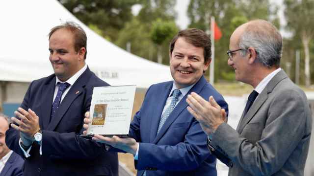El presidente de la Junta, Alfonso Fernández Mañueco, inaugura la XX Edición de la Feria de la Industria Cárnica Guijuelo