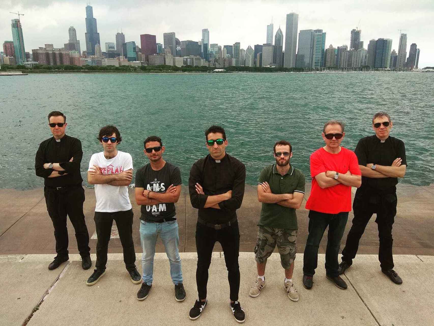 Los integrantes de 'La Voz del Desierto' en Chicago (Estados Unidos).
