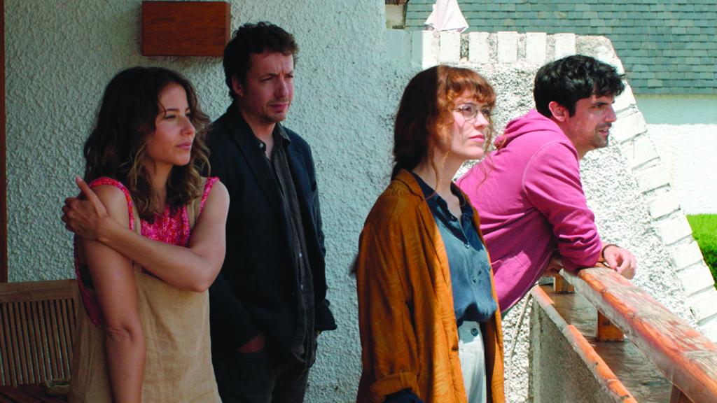 Irene Escolar, Vito Sanz, Itsaso Arana y Francesco Carril, en un momento del filme