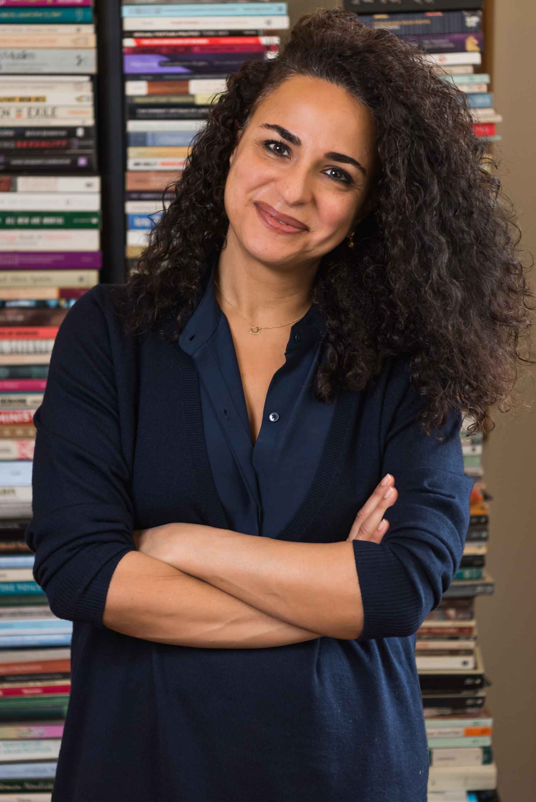 Nadia Wassef, la cofundadora de la primera librería moderna e independiente de El Cairo.