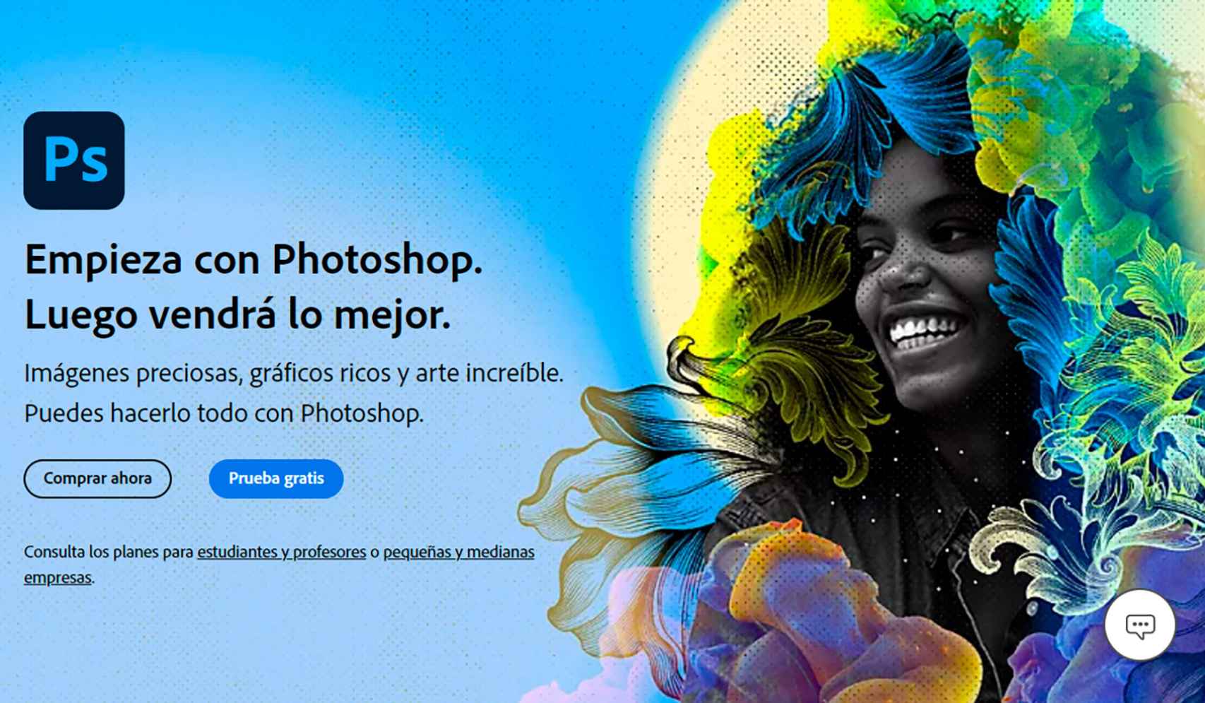 Adobe Photoshop en la web