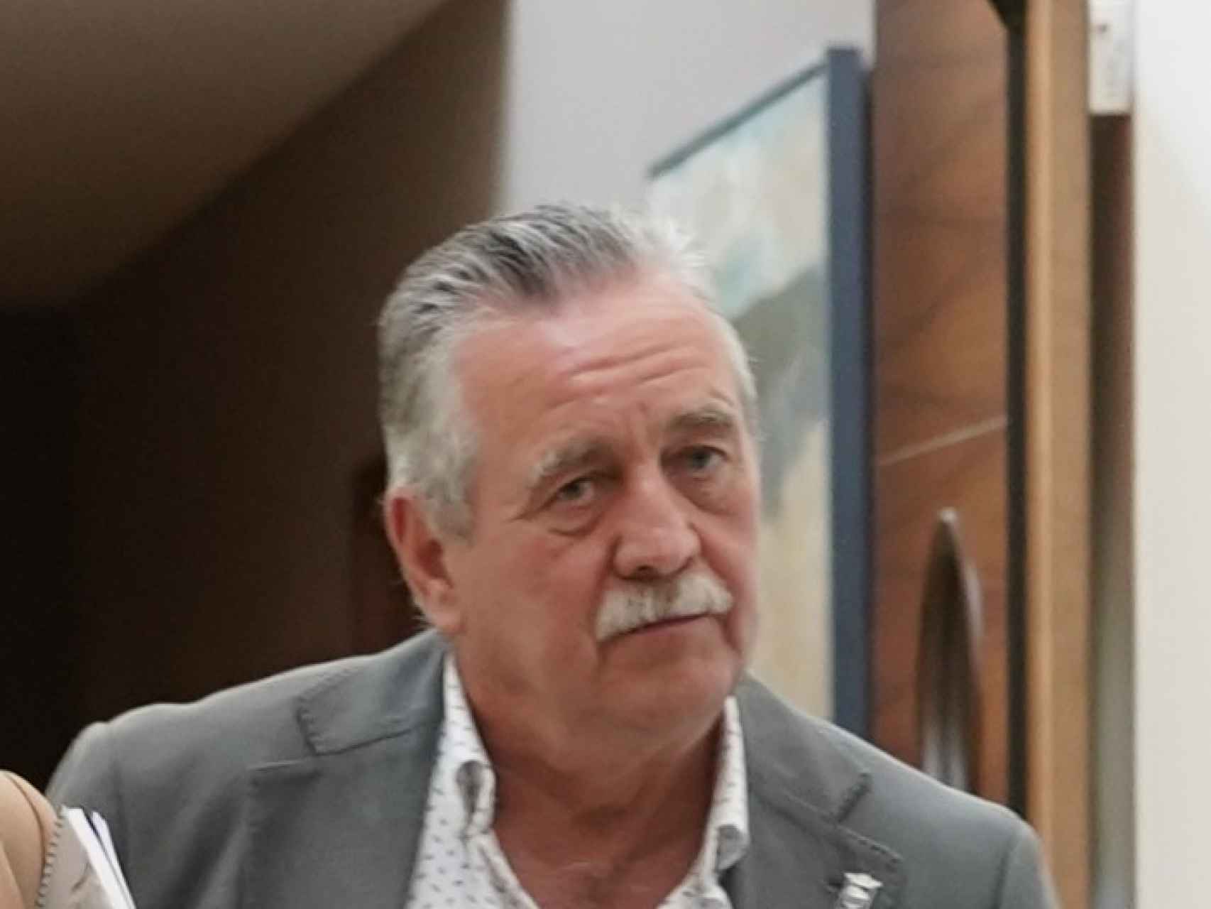 El alcalde de Venta de Baños, José María López.
