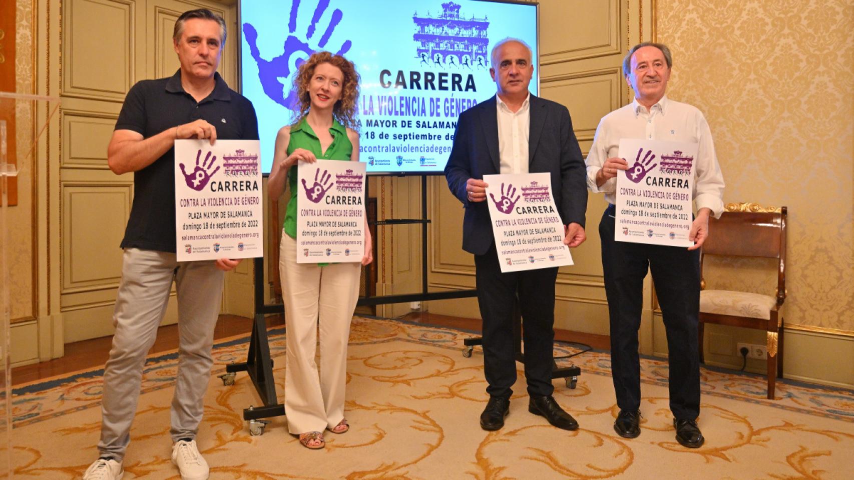 Presentación de la V Carrera contra la Violencia de Género en Salamanca