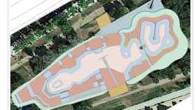 Mapa del nuevo skate park de Zamora