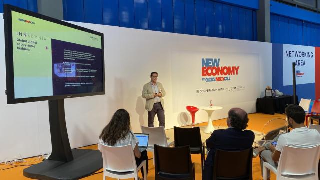 Rafa Navarro, durante la presentación.