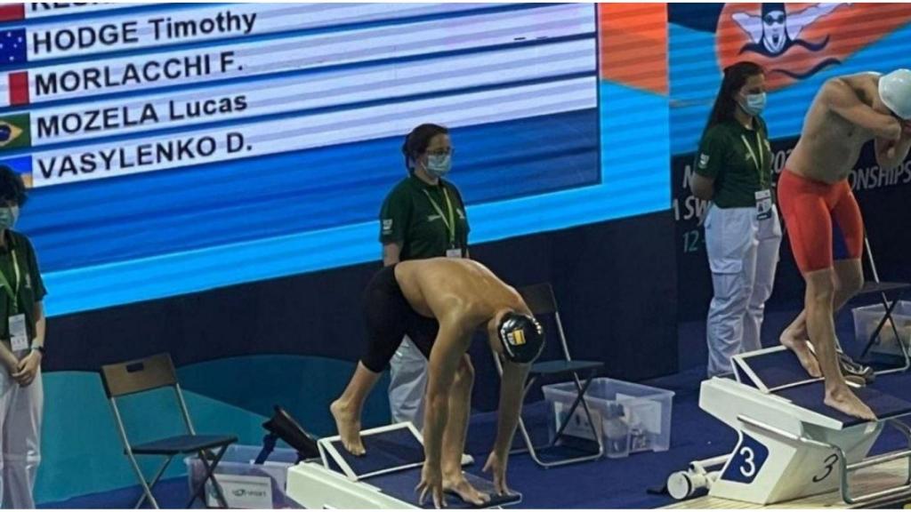 El coruñés Jacobo Garrido Brun, récord de España en el mundial de natación adaptada