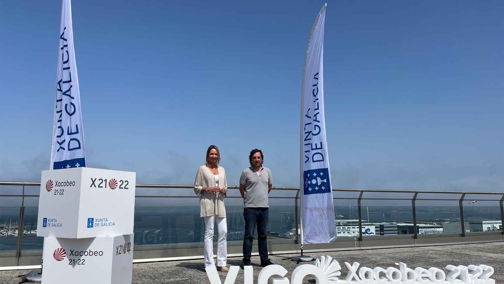 Presentación del Ciclo Internacional Xacobeo en el Auditorio Mar de Vigo.