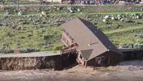 Las inundaciones en Yellowstone han arrasado varias casas.