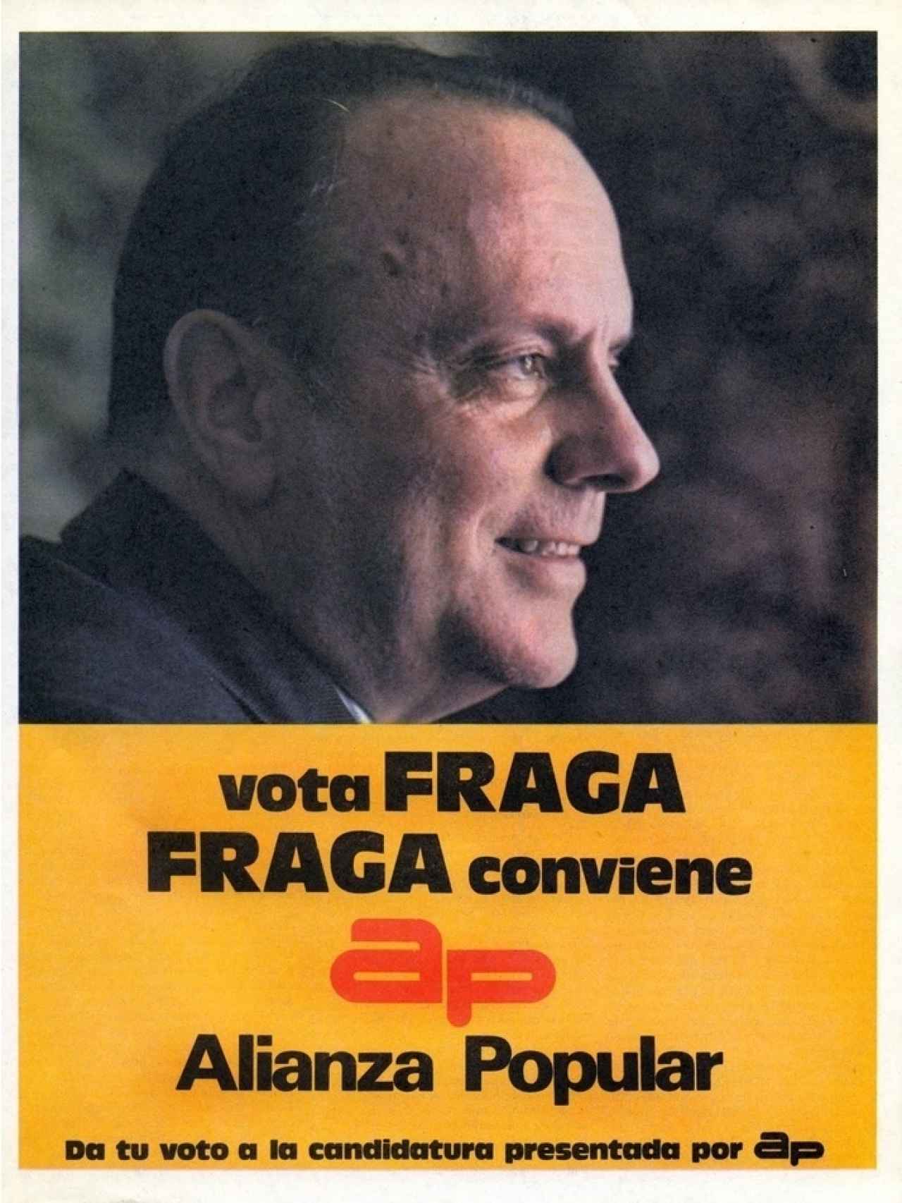 Cartel electoral de Alianza Popular para las elecciones generales de 1977.