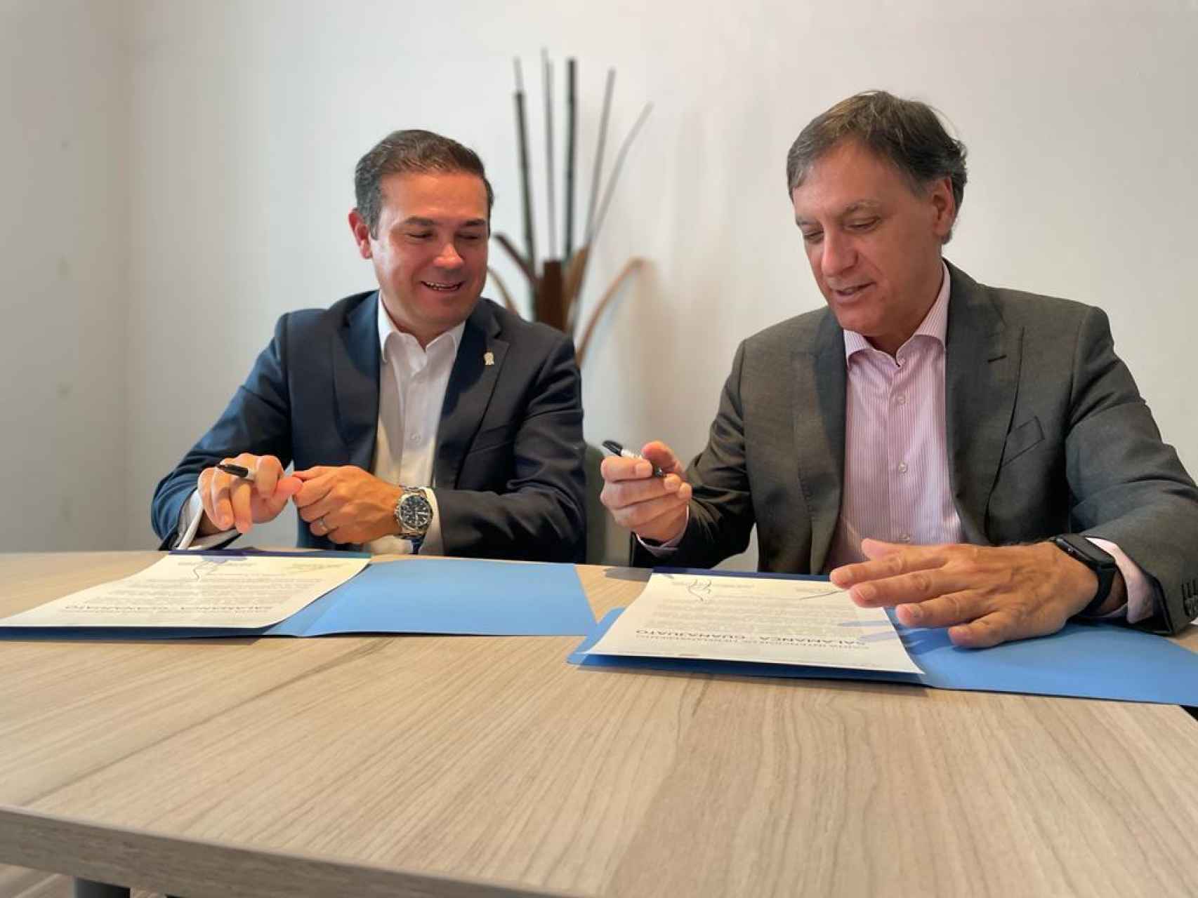 Los alcaldes de Salamanca y Guanajuato firman un acuerdo de colaboración