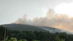 Amplitud del incendio forestal en Ferreras de Abajo