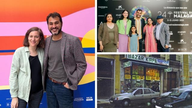 Imágenes de Rakesh Narwani con su familia, Carla Simón y el bazar Kirpa.