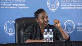 La portavoz del gobierno de Ruanda, Yolande Makolo.