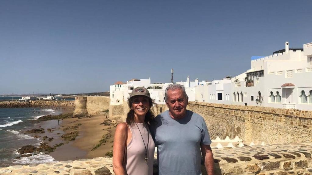 La pareja, en Asilah, una localidad costera de Marruecos.