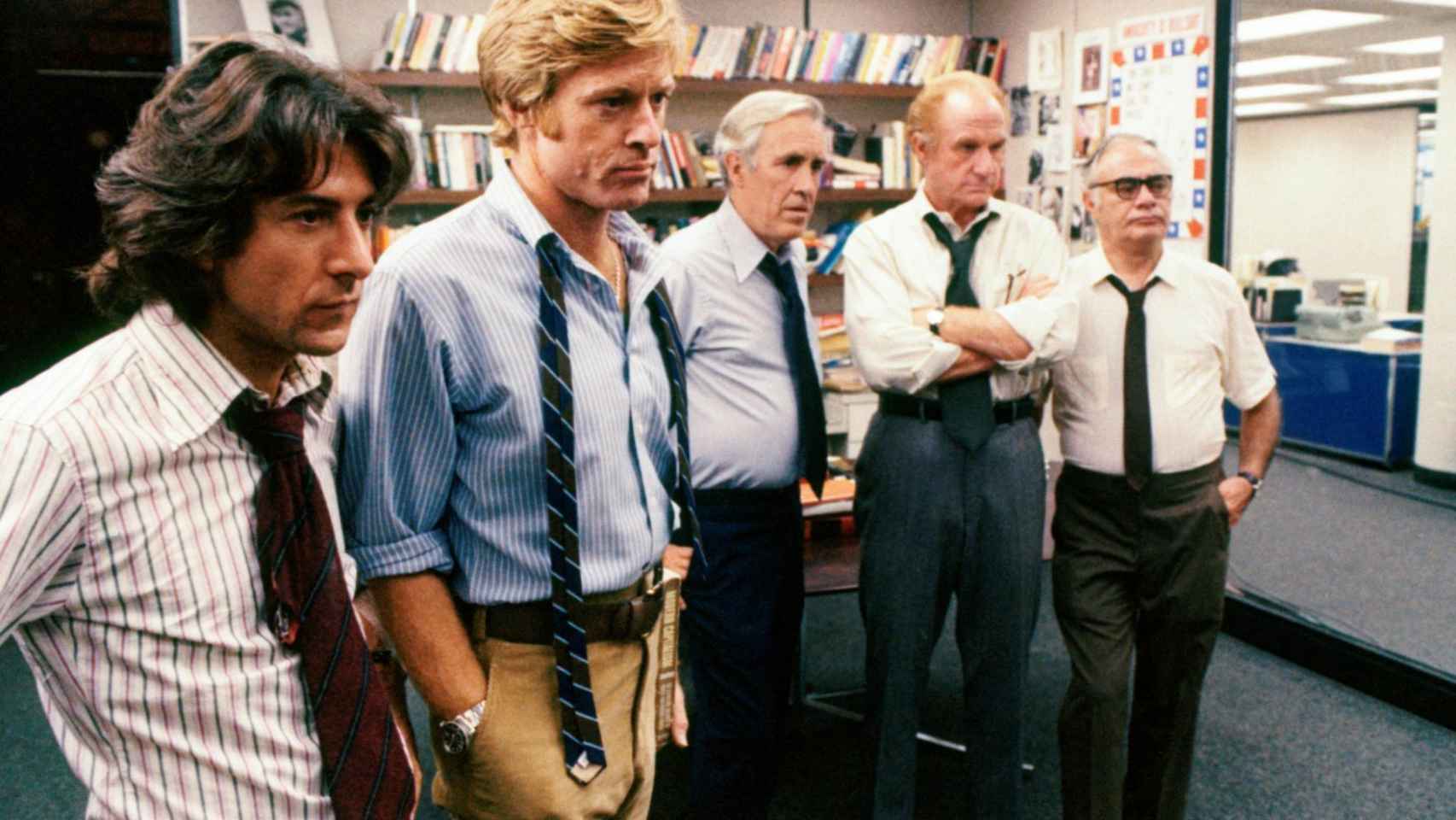 Fotograma de la película 'Todos lo hombres del presidente'.