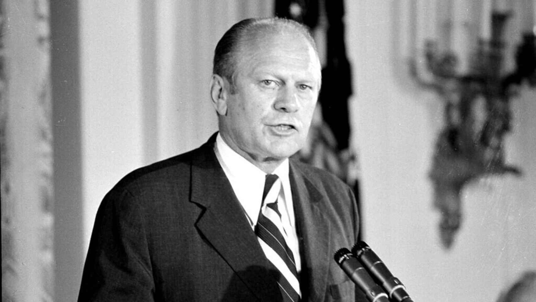 El vicepresidente Gerald Ford.