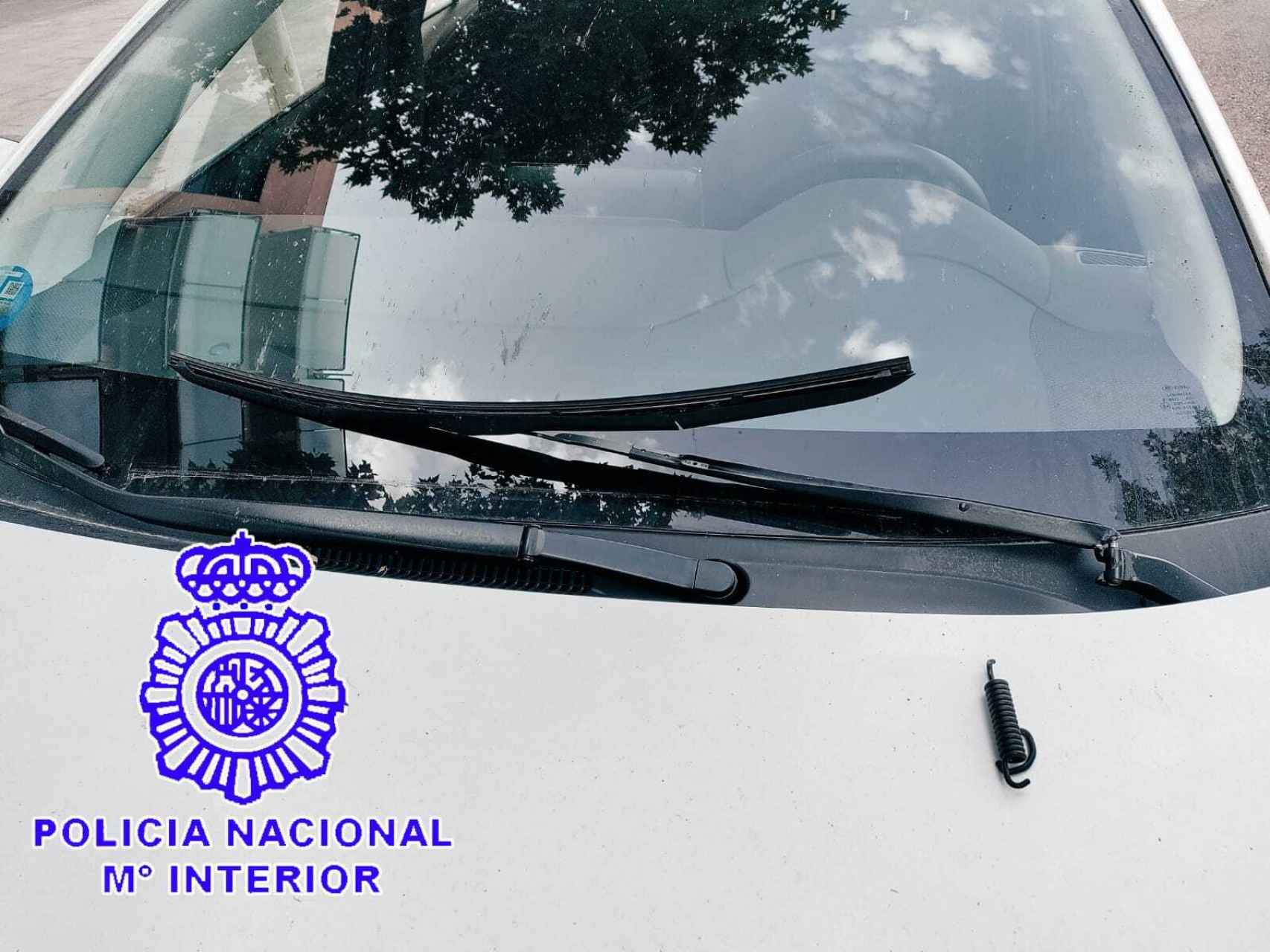 Detenido tras causar daños en 126 vehículos de Valladolid