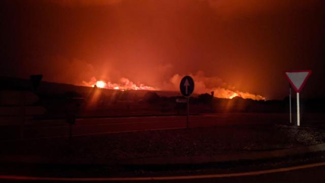 Incendio en Sarracín de Aliste