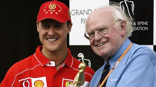 Sid Watkins y Michael Schumacher