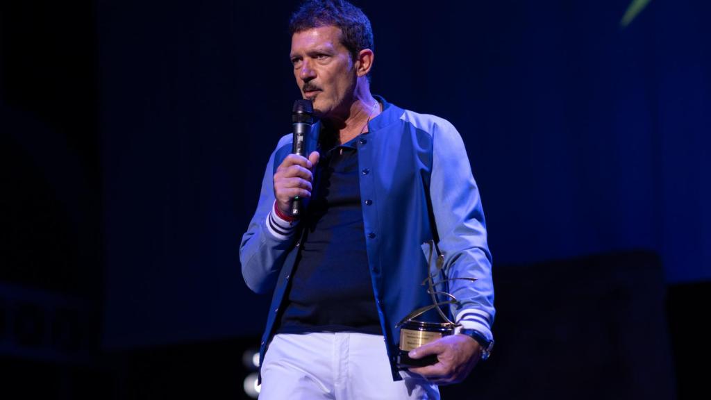 Antonio Banderas en la gala de ESAEM.