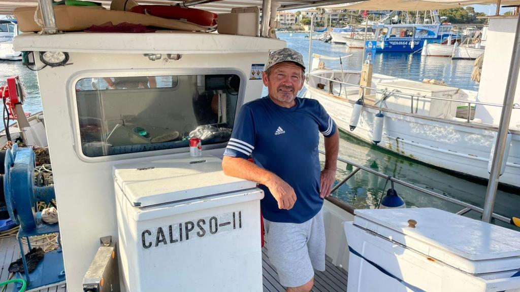 Carmelo Martín, un veterano pescador que socorrió a una patera en verano de 2021.