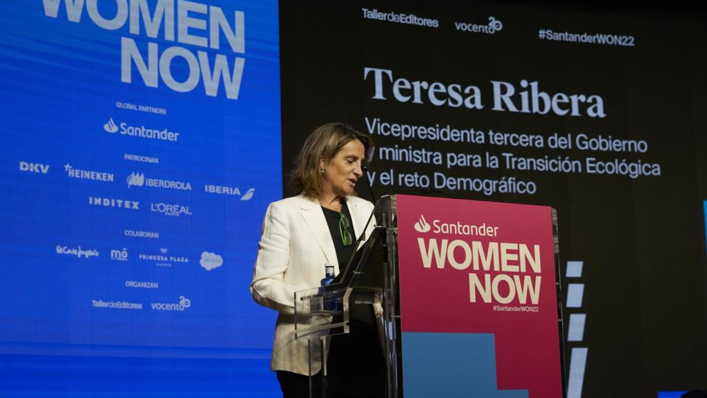 La vicepresidenta tercera del Gobierno y ministra para la Transición Ecológica y el Reto Demográfico, Teresa Ribera.