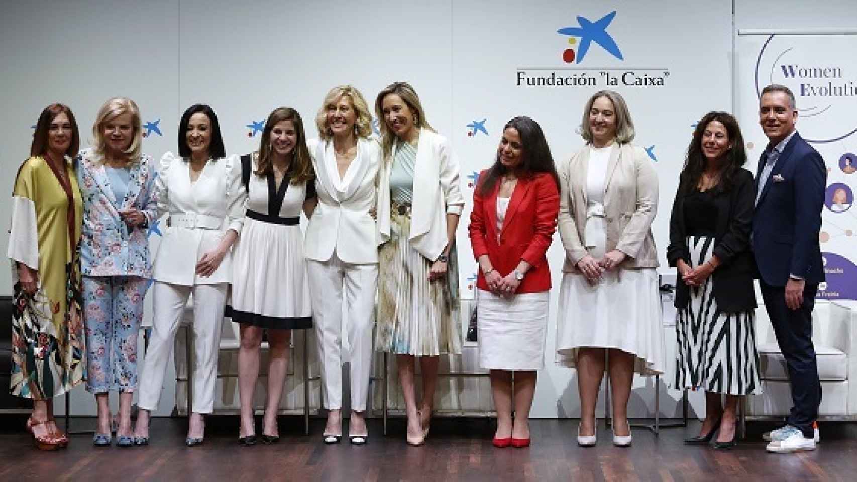 Marian Rojas junto a otras invitadas durante los premios Women Evolution organizados por Fundación La Caixa el pasado 01 de junio.