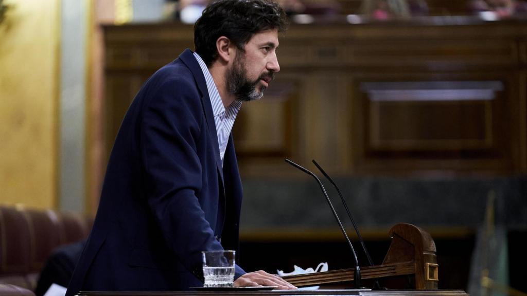 El secretario xeral de Podemos Galicia y diputado en el Congreso, Antón Gómez-Reino.