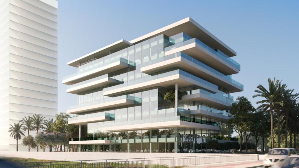 Edificio de oficinas proyectado en los terrenos de Martiricos, en Málaga.